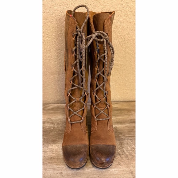 Sorel Cate The Great Wedge Boots Waterproof full grain leather Womens - Picture 5 of 16